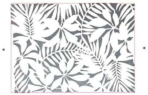 Tropicaljungle leaf stencil â clairella cakes