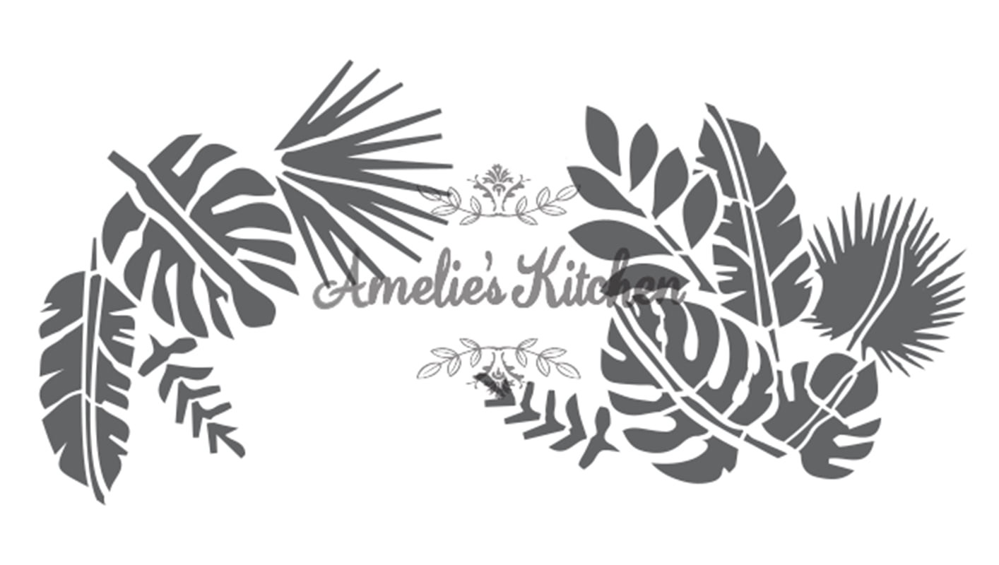 Jungle leaf pattern part set