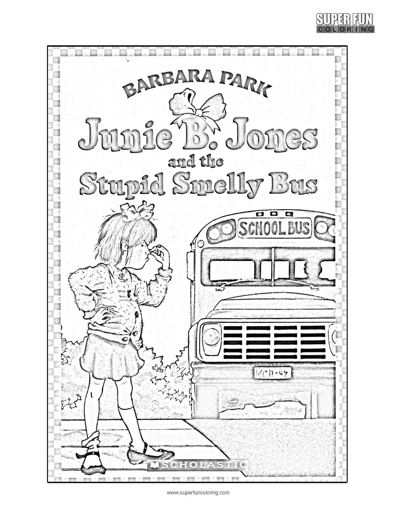 Junie b jones coloring page