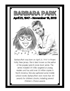 Barbara park april junie b jones