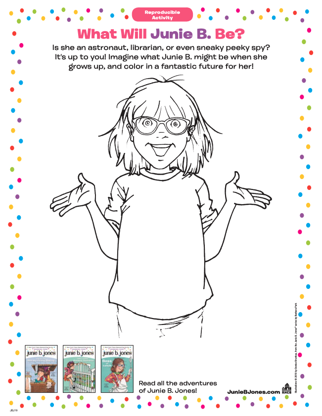 Junie b jones printables and activities brightly