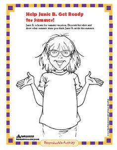 Storyboards ideas robin jones gunn junie b jones barbara park