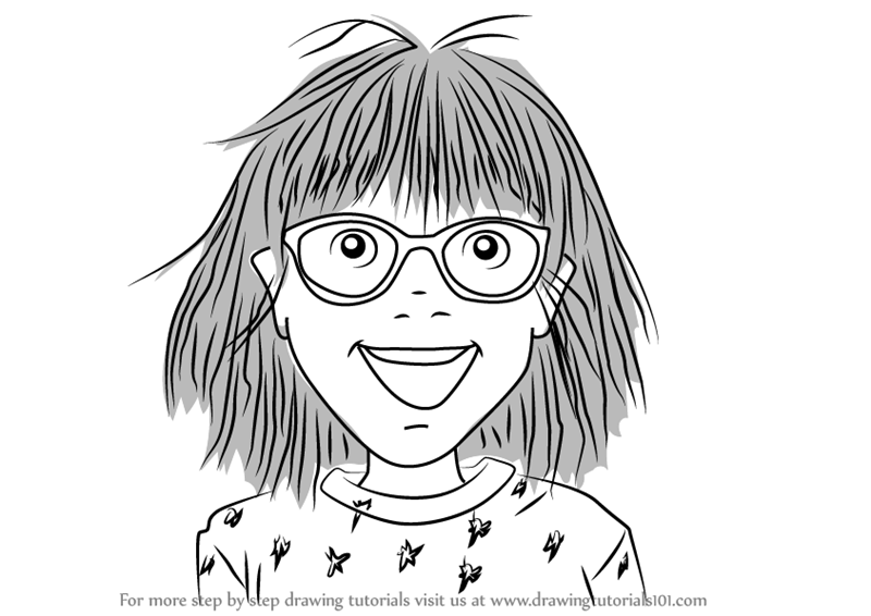 How to draw junie b from junie b jones junie b jones step by step