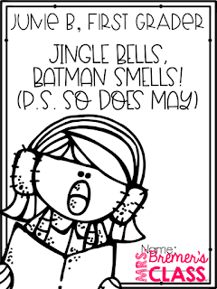 Junie b jones jingle bells batman smells ps so does may book study panion activities to go with theâ batman smells text to self connection text to self