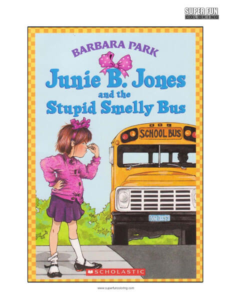 Junie b jones coloring page