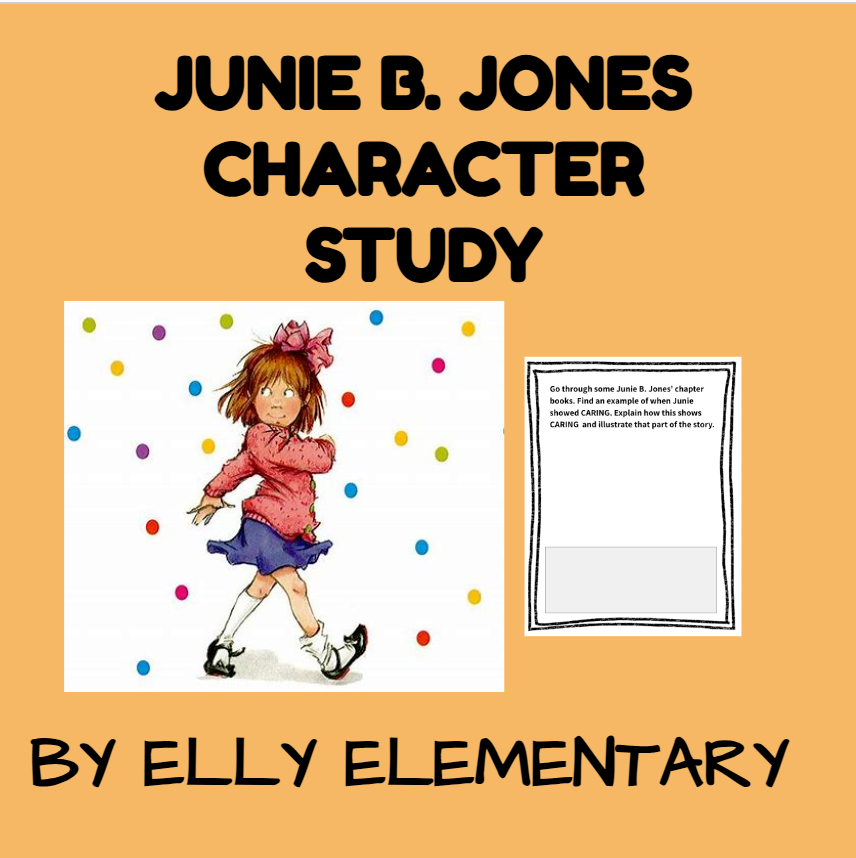 Junie b jones character study with writing causeeffect lessons made by teachers