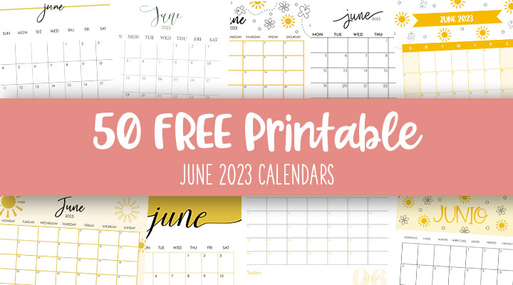 June calendars