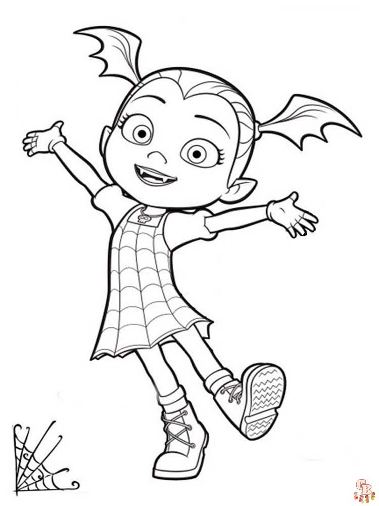 Vampirina coloring pages printable free and easy options