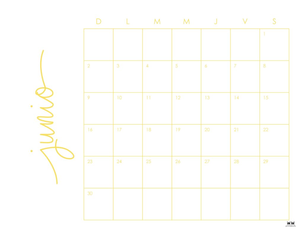 June calendars