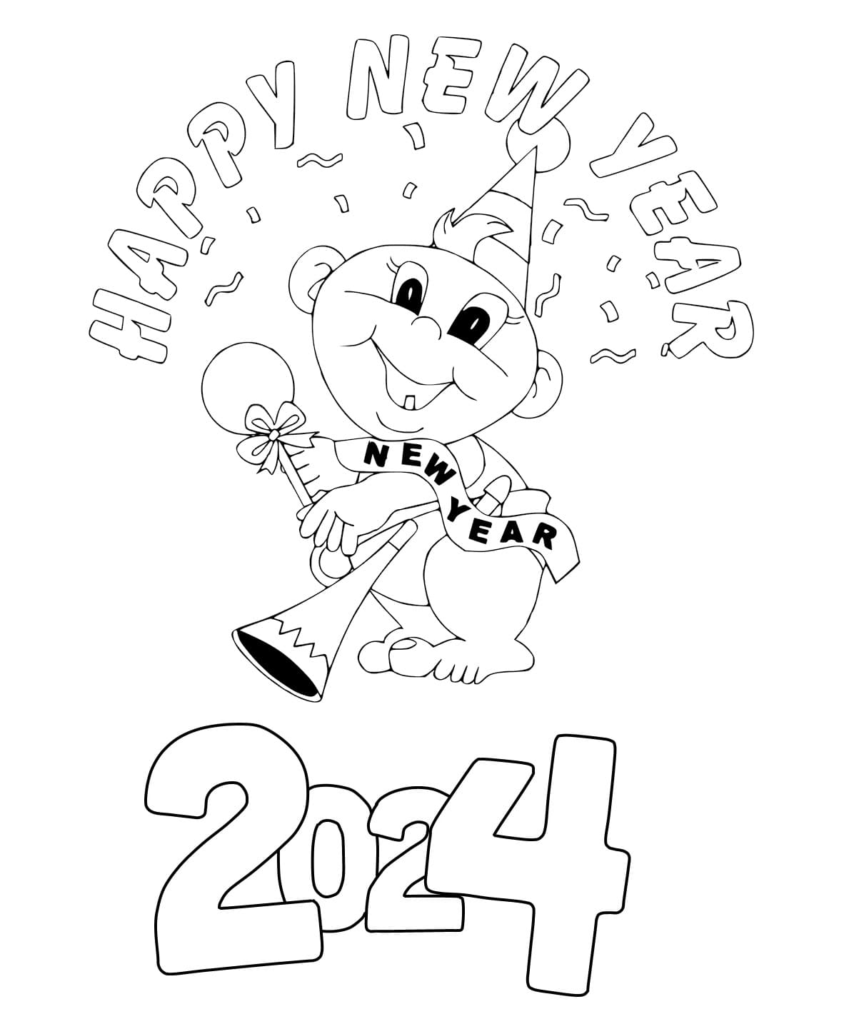 Wele coloring page