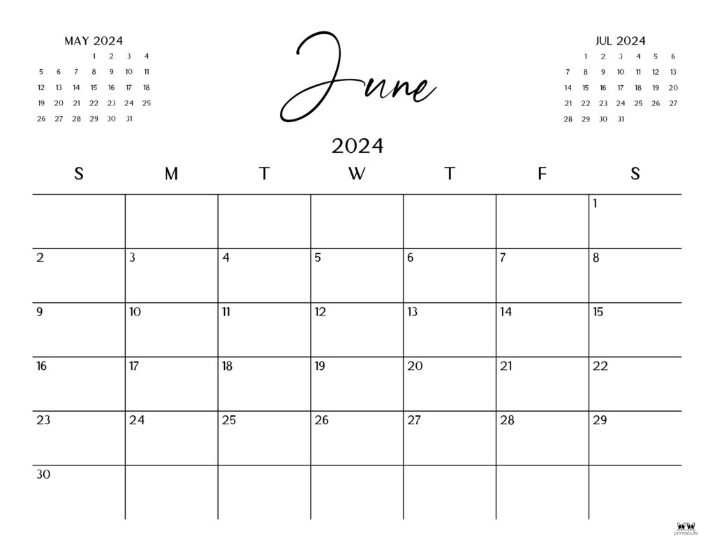 June calendars