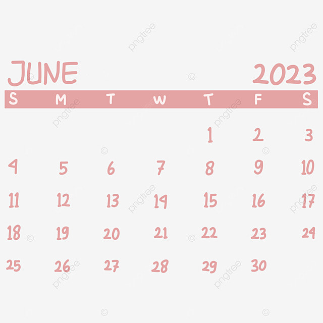 June calendar white transparent aesthetic calendar june calendar june png image for free download