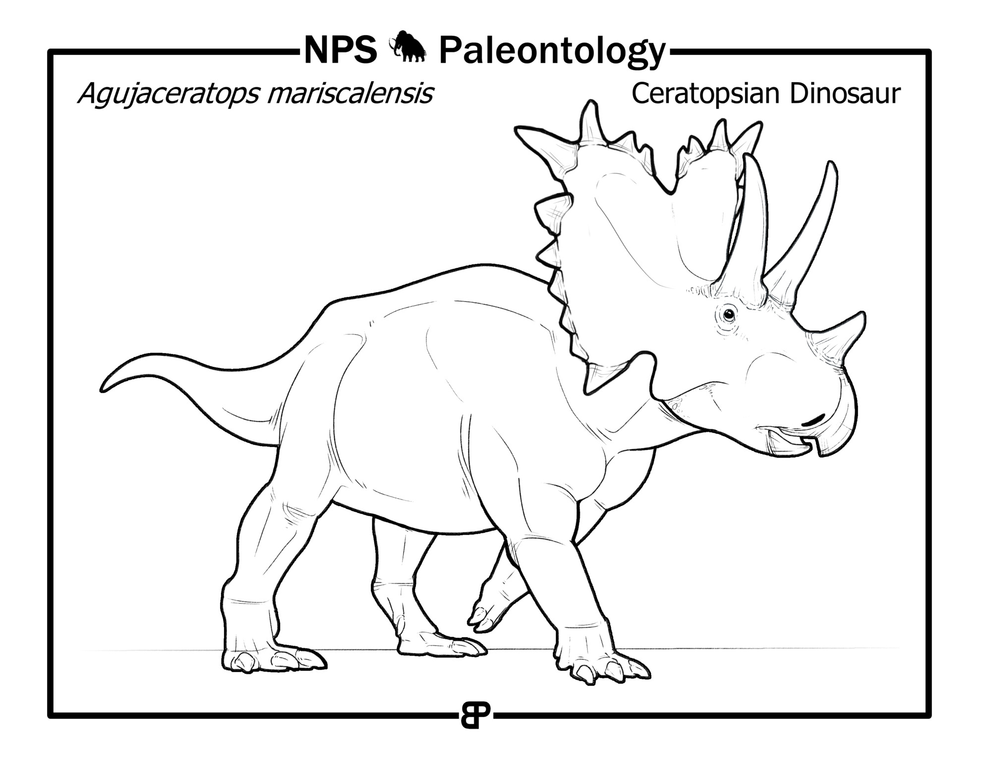 Dinosaursâprehistoric life in national parks nnls coloring pages