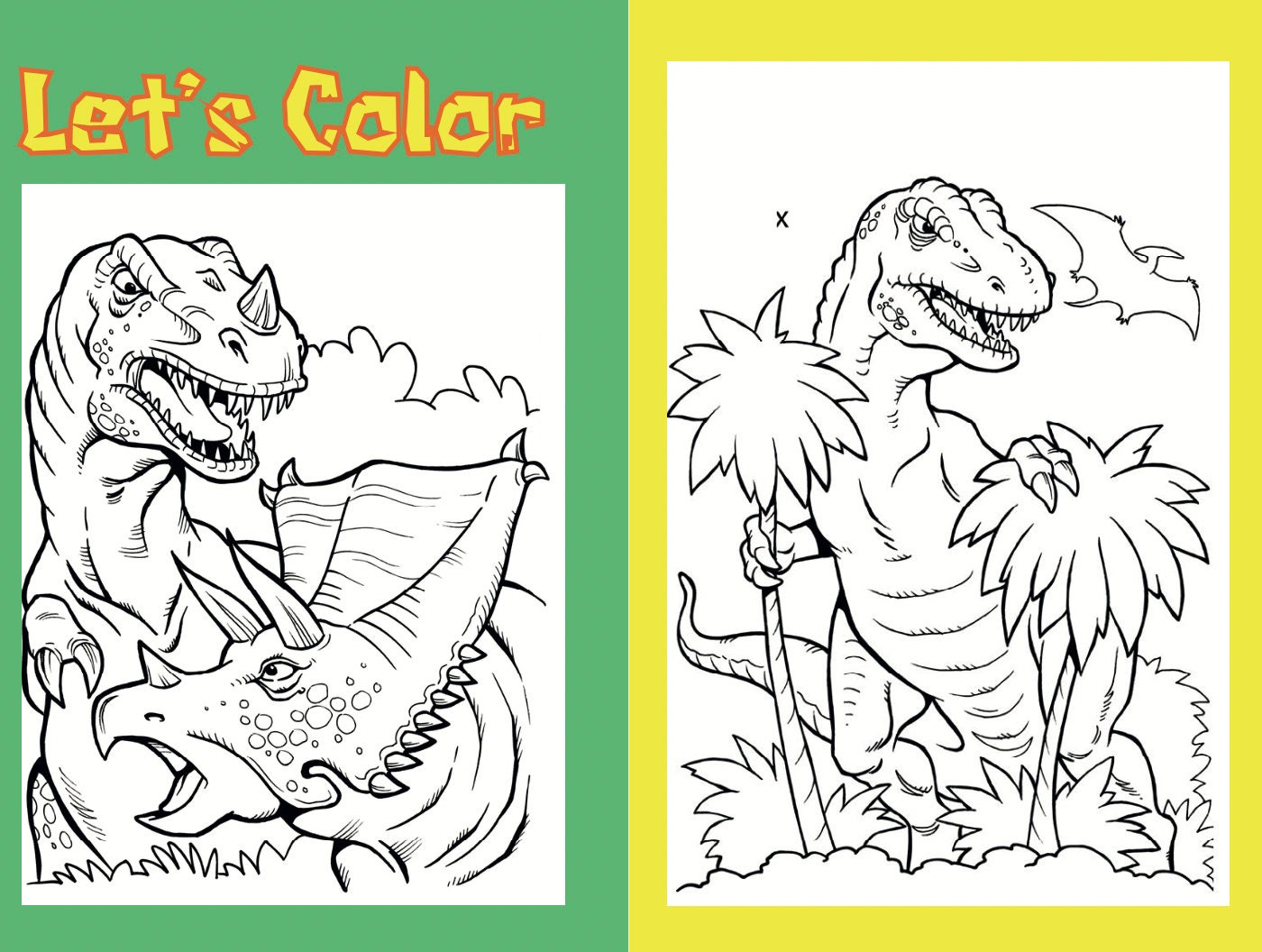 Printable jurassic park dinosaur coloring pages for boys birthday party diy instant download happy birthday digital decoration