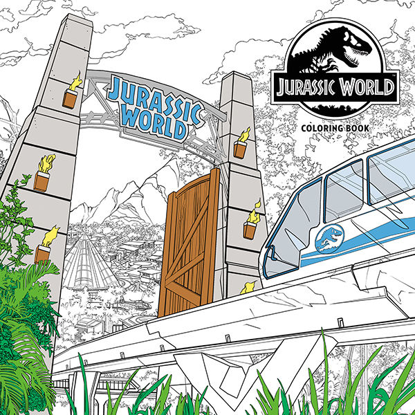 Jurassic world coloring book tpb profile dark horse ics