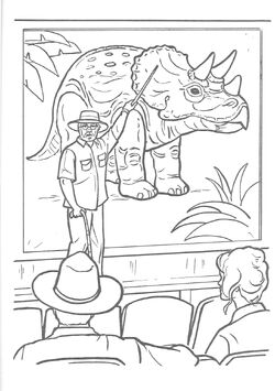 Jurassic park a coloring book jurassic park wiki