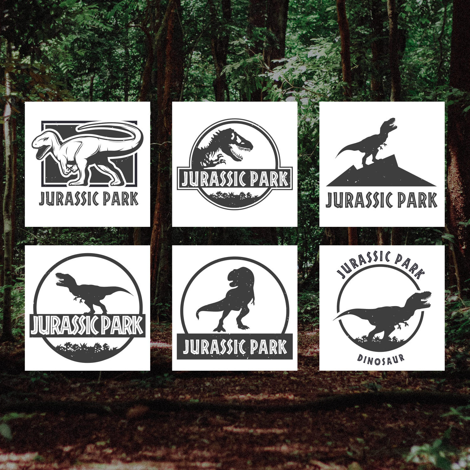 Jurassic park logo template â