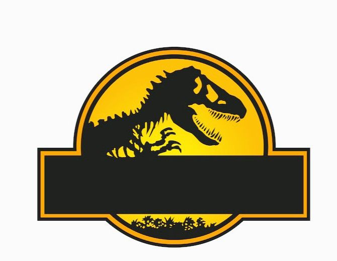 Jurassic park blank logo by jakeysamra on