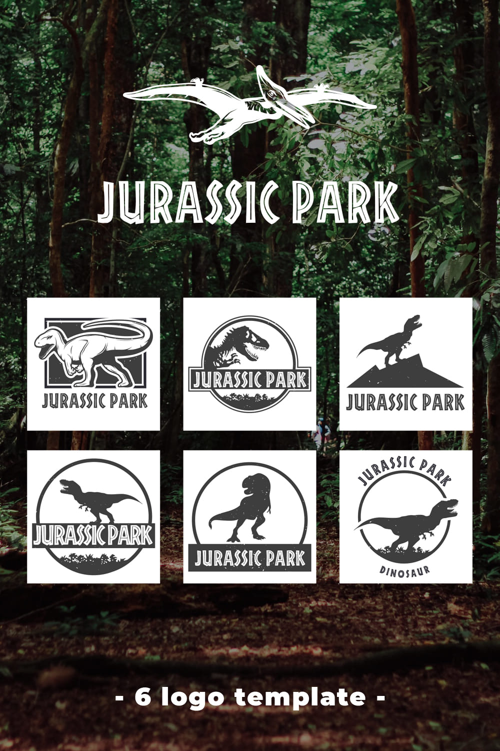 Jurassic park logo template â