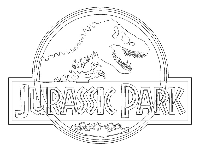 Jurassic park logo desktop wallpaper