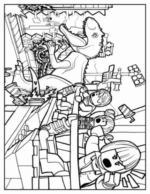 Jurassic world dinosaur coloring pages