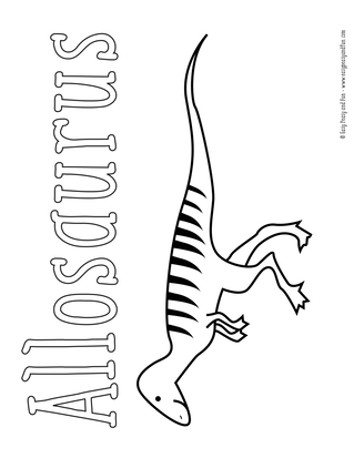 Dinosaur coloring pages