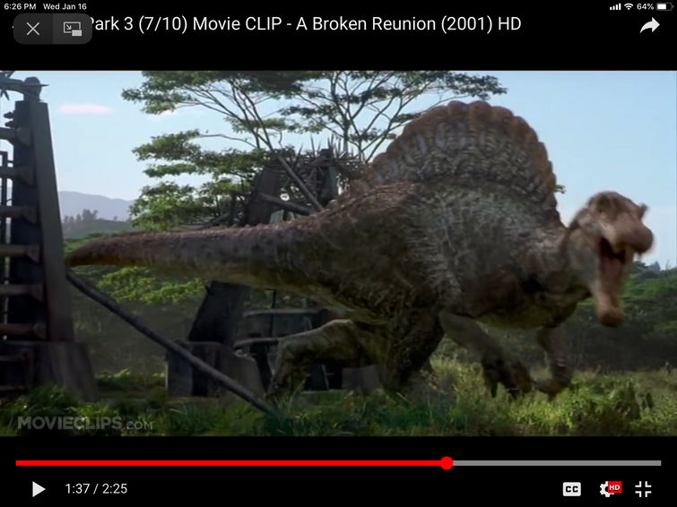 Spinosaurus returns in jurassic world dominion