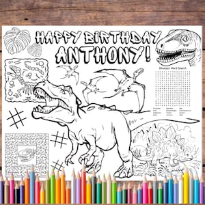 Jurassic coloring