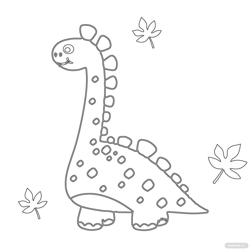 Free disney dinosaur coloring page