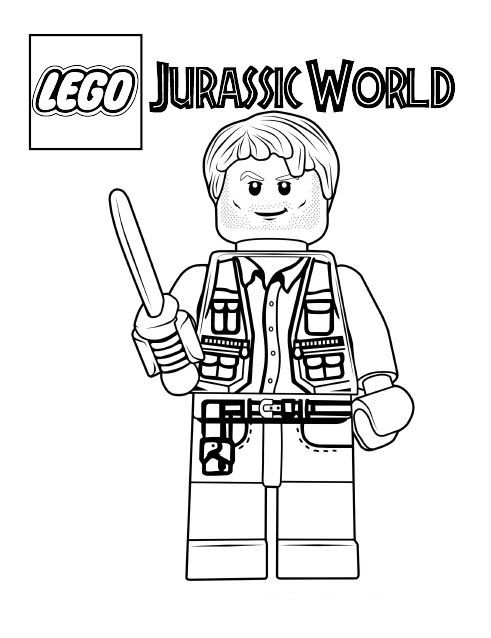 Jurassic world coloring pages