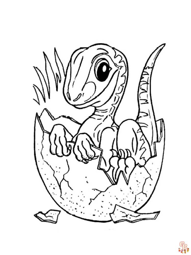 Free printable jurassic world coloring pages