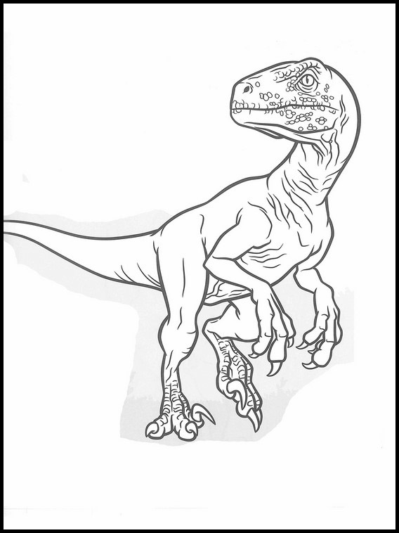 Jurassic world coloring pages