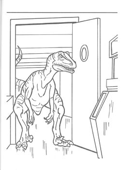 Jurassic park a coloring book jurassic park wiki