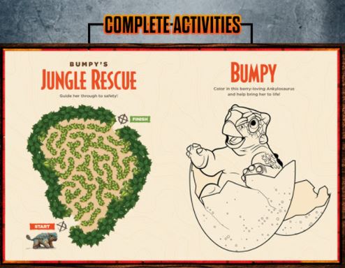 Fun at the jurassic world camp cretaceous website â