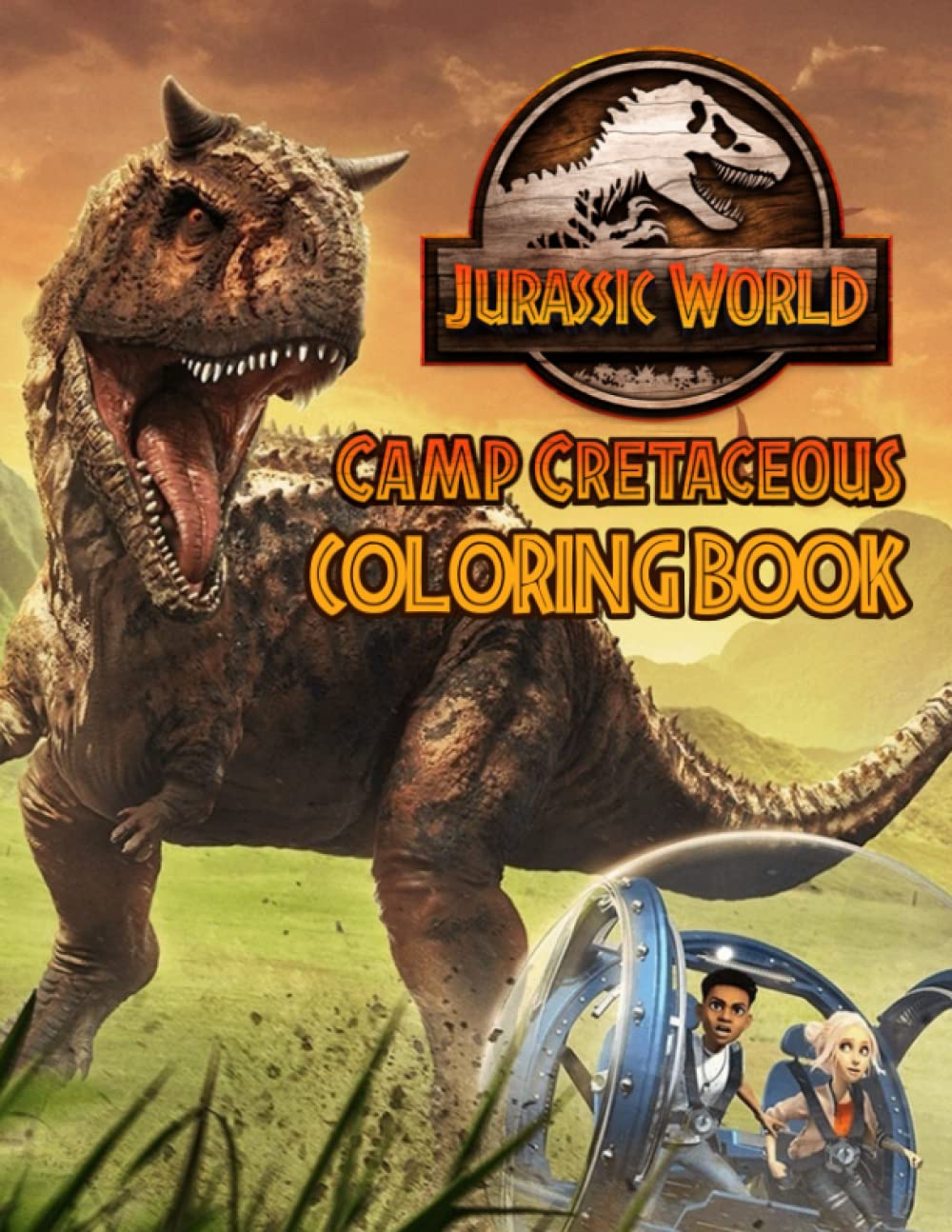 Jurassic world camp cretaceous coloring book an incredible book for those who enjoy coloring and jurassic world camp cretaceous to relax and live in colors by akemi kano