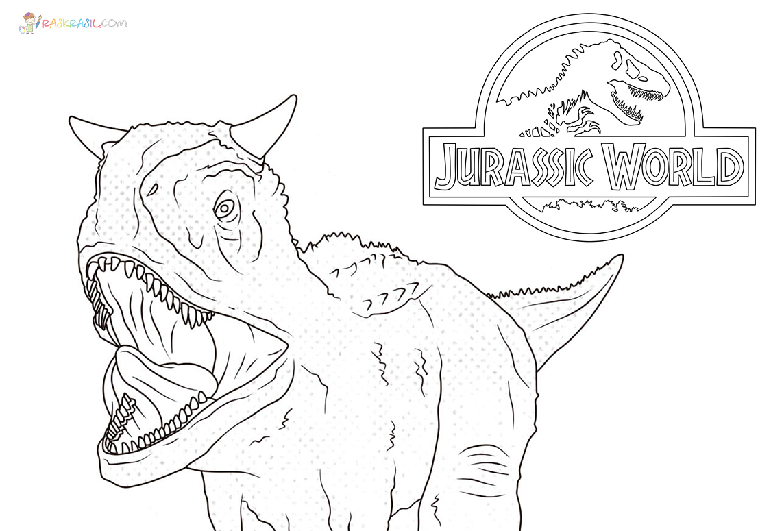 Jurassic world coloring pages