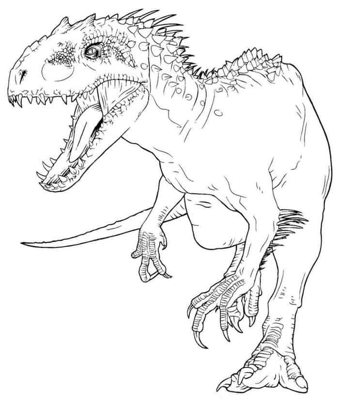 Jurassic world t rex coloring pages dinosaur coloring pages jurassic world t rex coloring pages