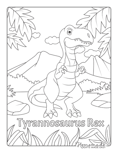 Best dinosaur coloring pages for kids adults