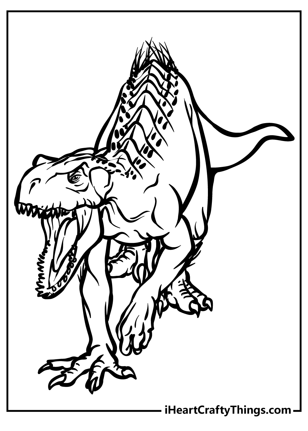 Jurassic world coloring pages free printables