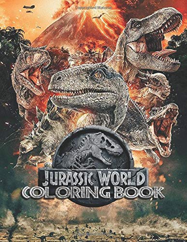 Jurassic world coloring books over coloring pages of jurassic world to inspire creativity and relaxation perfect gifts for adults and kids on ilippines