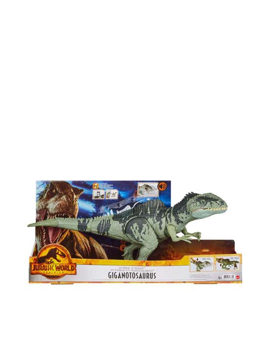 Off on mattel jurassic world strike n roar giganotosaurus gyc multi lor