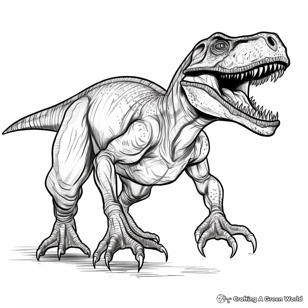 Carnivore dinosaur coloring pages