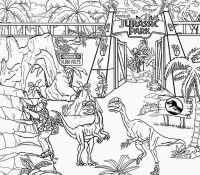 Jurassic world coloring pages printable for free download