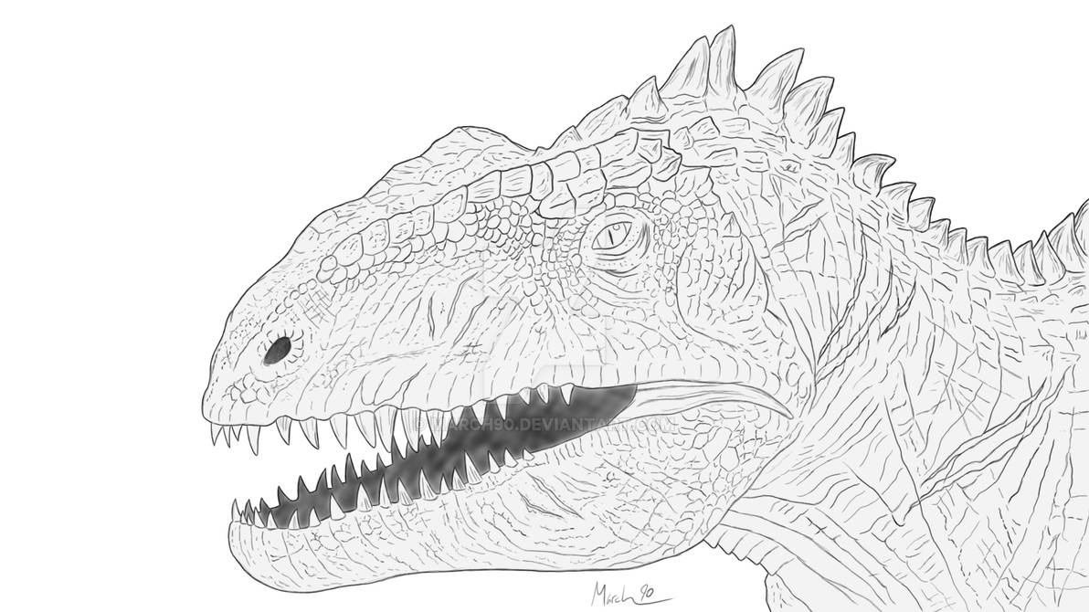 Giganotosaurus close