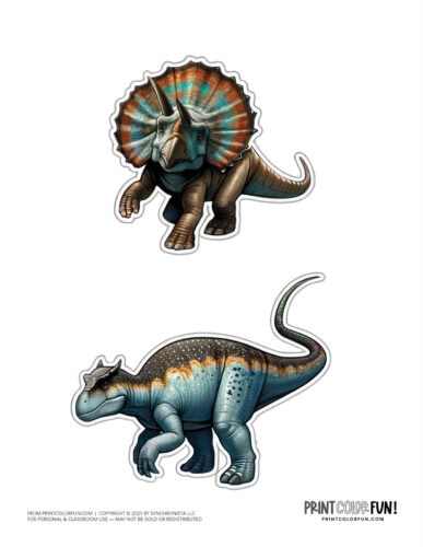 Dinosaur clipart coloring pages offer some prehistoric fun at