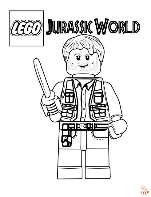 Free printable jurassic park coloring pages for kids