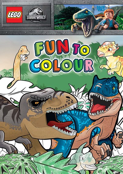 Lego jurassic world fun to colour