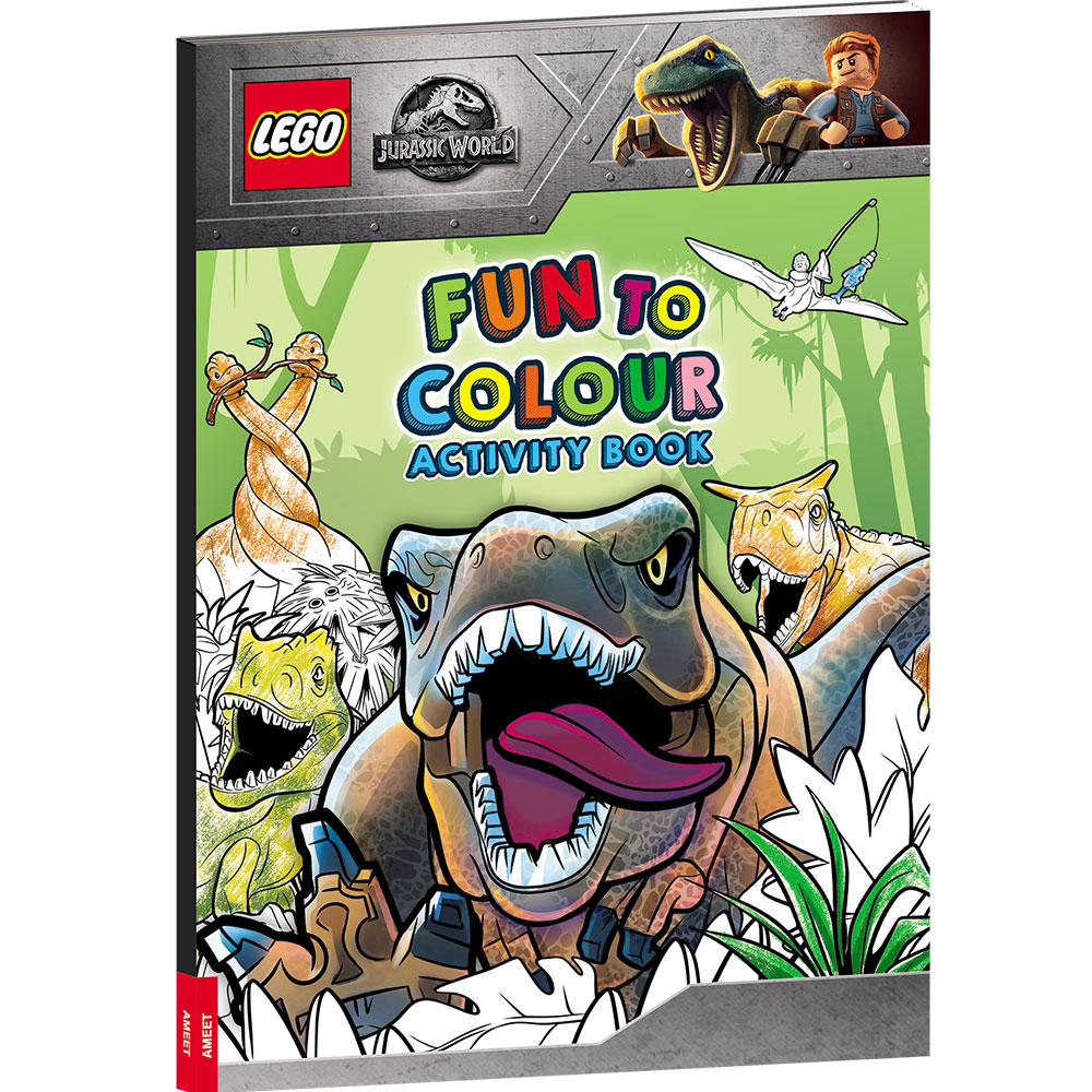 Lego jurassic worldâ fun to colour