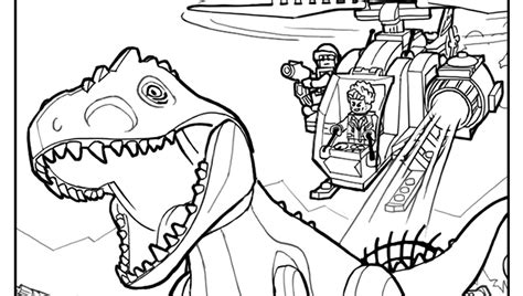 Lego jurassic world louring pages