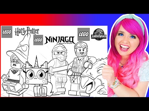 Coloring lego harry potter lego ninjago lego jurassic world unikitty coloring pages arkers